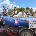 Polebridge 4th of July Parade, 2016 - Floating on the 4th