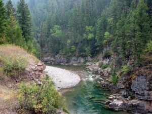 The Spotted Bear River near the ranger station - Michael Hodge