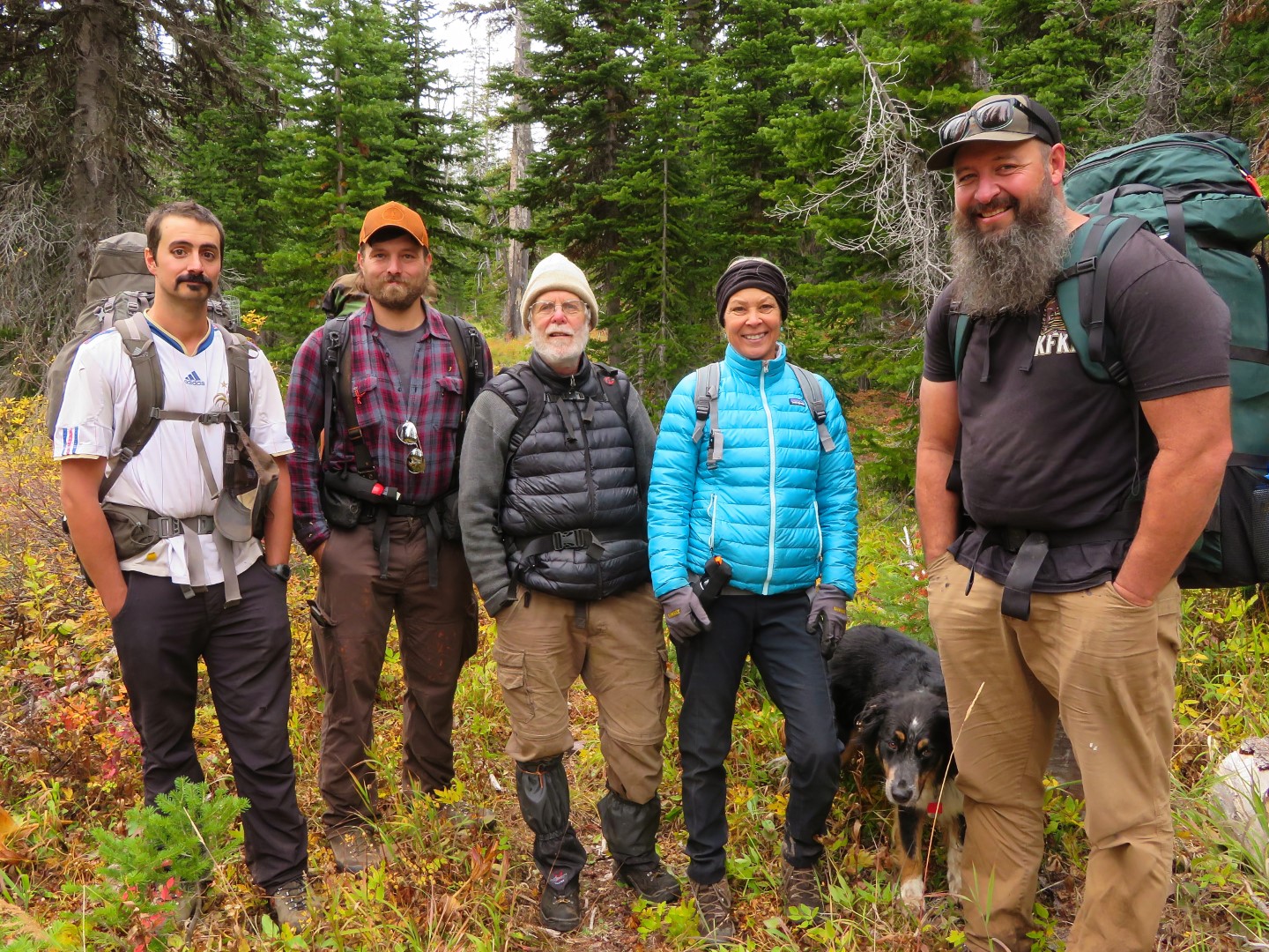 Grizzly Inn hike, including Forest Service repair crew, September 19, 2023 - W. K. Walker