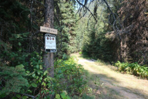 Moose Creek Tr No 9 trailhead, September 6, 2025 - W. K. Walker